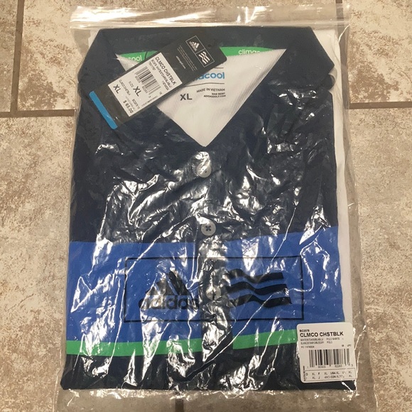 NWT XL Men’s Adidas Golf / Collared Shirt - Picture 2 of 7
